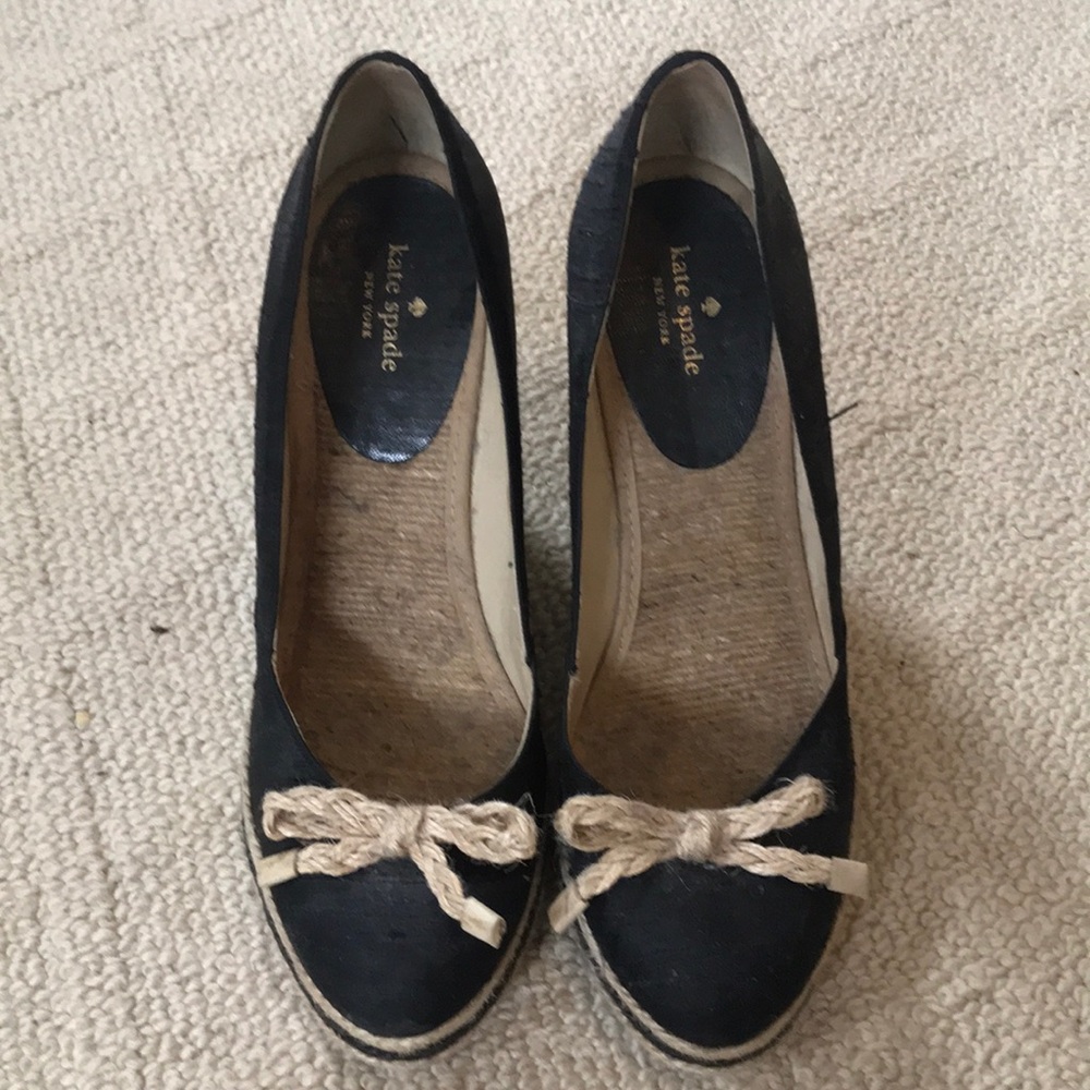 Kate Spade wedge espadrilles